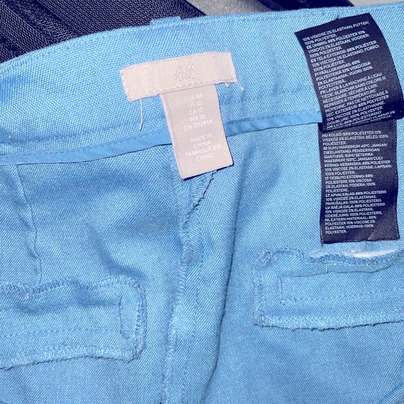 H&M Dress Pants | Cornflower Blue | Size 12 - Picture 4 of 4